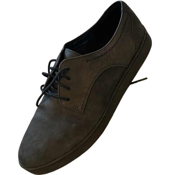 CLARKS LILLIA LOLA BLACK NUBUCK LEATHER PLATFORM CASUAL SHOES, WOMENS SZ 8.5 - Picture 3 of 9